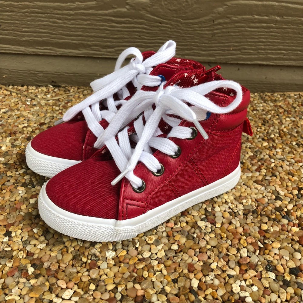 Cat & Jack red high tops